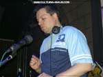 Foto de Dj Luismi en una de las fiestas Technofactory (por cortesa de Juanan de Cultura-Rave.com)